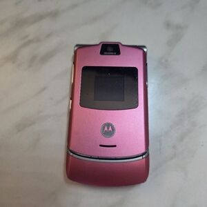 Motorola Pink Flip Phone